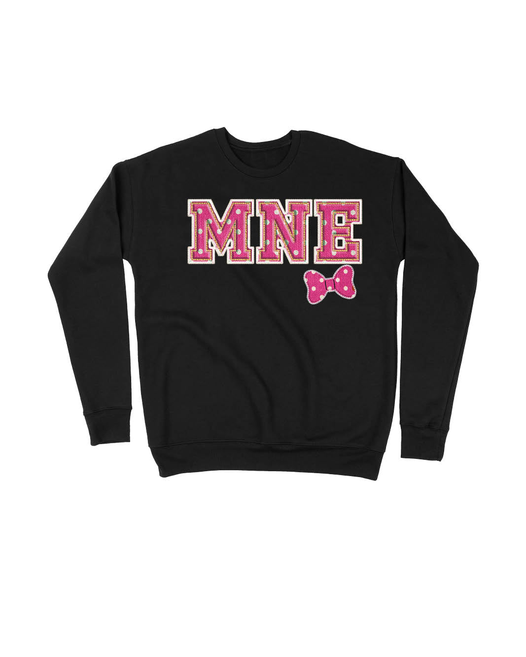 MNE Pink Sorority Letters