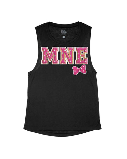 MNE Pink Sorority Letters