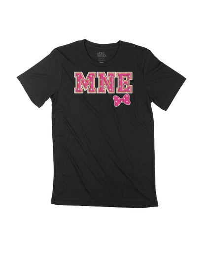 MNE Pink Sorority Letters